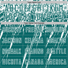 Загрузить изображение в средство просмотра галереи, Custom Teal White Splash Sports Sublimation Soccer Uniform Jersey