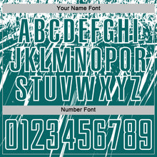 Загрузить изображение в средство просмотра галереи, Custom Teal White Splash Sports Sublimation Soccer Uniform Jersey