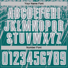 Загрузить изображение в средство просмотра галереи, Custom Teal Gray-White Splash Sports Sublimation Soccer Uniform Jersey