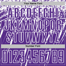 Charger l'image dans la galerie, Custom Purple White Splash Sports Sublimation Soccer Uniform Jersey