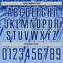 Load image into Gallery viewer, Custom Light Blue Royal-White Splash Sports Sublimation Soccer Uniform Jersey