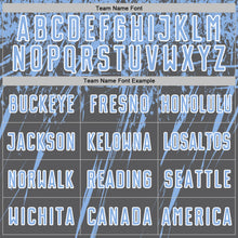 Load image into Gallery viewer, Custom Steel Gray Light Blue-White Splash Sports Sublimation Soccer Uniform Jersey