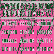 Charger l'image dans la galerie, Custom Pink Green-White Splash Sports Sublimation Soccer Uniform Jersey