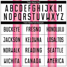 Загрузить изображение в средство просмотра галереи, Custom White Black-Pink Stripes Sports Sublimation Soccer Uniform Jersey