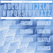 Load image into Gallery viewer, Custom Light Blue Royal-White Argentina Round Sports Sublimation Soccer Uniform Jersey