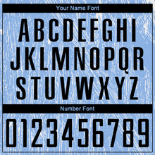 Laden Sie das Bild in den Galerie-Viewer, Custom Light Blue Black-White Argentina Splatter Pattern Sports Sublimation Soccer Uniform Jersey