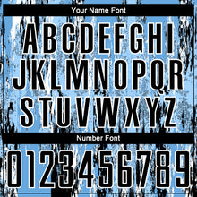 Laden Sie das Bild in den Galerie-Viewer, Custom Light Blue Black-White Argentina Splatter Pattern Sports Sublimation Soccer Uniform Jersey