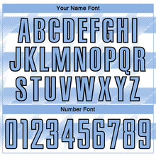 Загрузить изображение в средство просмотра галереи, Custom White Light Blue-Black Argentina Stripes Sports Sublimation Soccer Uniform Jersey