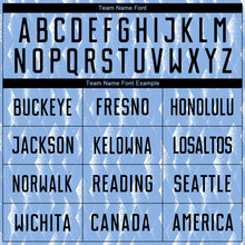 Laden Sie das Bild in den Galerie-Viewer, Custom Light Blue Black-White Argentina Splatter Pattern Sports Sublimation Soccer Uniform Jersey