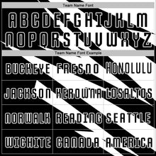 Загрузить изображение в средство просмотра галереи, Custom White Black Abstract Line Sports Sublimation Soccer Uniform Jersey