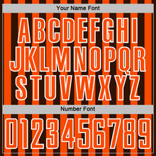 Charger l'image dans la galerie, Custom Brown Orange-White Stripe Sports Sublimation Soccer Uniform Jersey