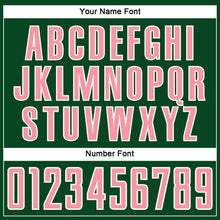 Charger l'image dans la galerie, Custom Green Medium Pink-White Abstract Line Sports Sublimation Soccer Uniform Jersey