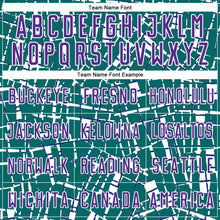 Загрузить изображение в средство просмотра галереи, Custom Teal Purple-White Abstract Line Sports Sublimation Soccer Uniform Jersey