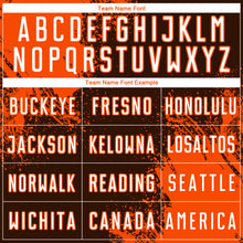 Загрузить изображение в средство просмотра галереи, Custom Brown White-Orange Abstract Brush Stroke Sports Sublimation Soccer Uniform Jersey