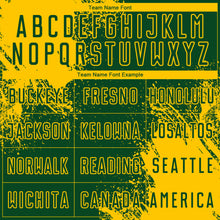Charger l'image dans la galerie, Custom Green Yellow Abstract Brush Stroke Sports Sublimation Soccer Uniform Jersey