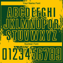 Charger l'image dans la galerie, Custom Green Yellow Abstract Brush Stroke Sports Sublimation Soccer Uniform Jersey
