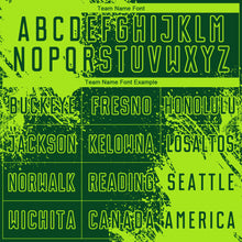 Charger l'image dans la galerie, Custom Green Neon Green Abstract Brush Stroke Sports Sublimation Soccer Uniform Jersey