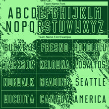 Charger l'image dans la galerie, Custom Green Pea Green Abstract Brush Stroke Sports Sublimation Soccer Uniform Jersey