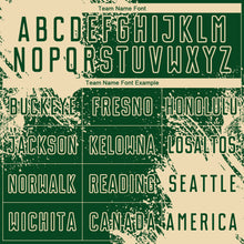 Charger l'image dans la galerie, Custom Green Cream Abstract Brush Stroke Sports Sublimation Soccer Uniform Jersey