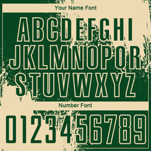 Charger l'image dans la galerie, Custom Green Cream Abstract Brush Stroke Sports Sublimation Soccer Uniform Jersey