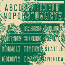 Загрузить изображение в средство просмотра галереи, Custom Kelly Green Cream Abstract Brush Stroke Sports Sublimation Soccer Uniform Jersey