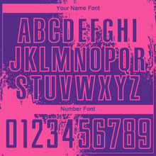 Загрузить изображение в средство просмотра галереи, Custom Purple Pink Abstract Brush Stroke Sports Sublimation Soccer Uniform Jersey