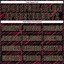 Загрузить изображение в средство просмотра галереи, Custom Black Crimson-Cream Line Sports Sublimation Soccer Uniform Jersey