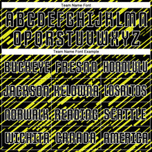 Charger l'image dans la galerie, Custom Black Neon Yellow-White Line Sports Sublimation Soccer Uniform Jersey