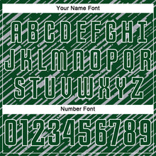 Load image into Gallery viewer, Custom Green Gray-White Line Sports Sublimation Soccer Uniform Jersey