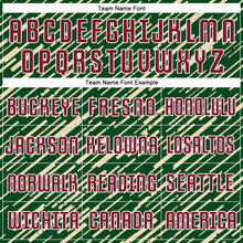 Charger l'image dans la galerie, Custom Green Crimson Cream-White Line Sports Sublimation Soccer Uniform Jersey