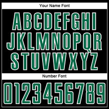 Load image into Gallery viewer, Custom Black Kelly Green-White Liquid Fluid Pattern Sports Sublimation Soccer Uniform Jersey