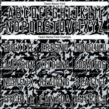 Загрузить изображение в средство просмотра галереи, Custom Black Silver-White Liquid Fluid Pattern Sports Sublimation Soccer Uniform Jersey