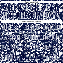 Загрузить изображение в средство просмотра галереи, Custom Navy White Liquid Fluid Pattern Sports Sublimation Soccer Uniform Jersey