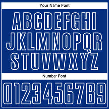 Charger l'image dans la galerie, Custom Royal Yellow-White Liquid Fluid Pattern Sports Sublimation Soccer Uniform Jersey