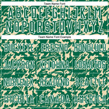 Load image into Gallery viewer, Custom Kelly Green Cream-White Liquid Fluid Pattern Sports Sublimation Soccer Uniform Jersey