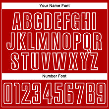 Load image into Gallery viewer, Custom Red Royal-White Liquid Fluid Pattern Sports Sublimation Soccer Uniform Jersey