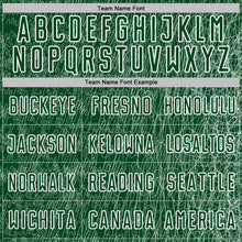 Charger l'image dans la galerie, Custom Green White Abstract Scribble Curve Line Pattern Sports Sublimation Soccer Uniform Jersey