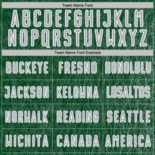 Charger l'image dans la galerie, Custom Green Gray-White Abstract Scribble Curve Line Pattern Sports Sublimation Soccer Uniform Jersey