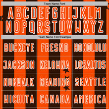 Загрузить изображение в средство просмотра галереи, Custom Brown Orange-White Stars And Stripes Sports Sublimation Soccer Uniform Jersey