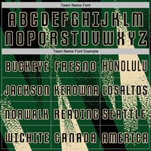 Charger l'image dans la galerie, Custom Green Black-Cream Radial Burst Sports Sublimation Soccer Uniform Jersey