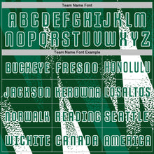 Charger l'image dans la galerie, Custom Green Kelly Green-White Radial Burst Sports Sublimation Soccer Uniform Jersey