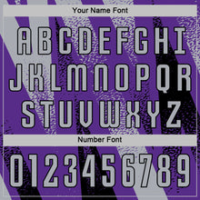 Загрузить изображение в средство просмотра галереи, Custom Purple Black-Gray Radial Burst Sports Sublimation Soccer Uniform Jersey