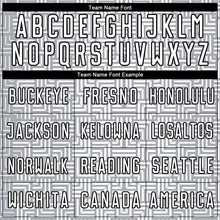 Charger l'image dans la galerie, Custom Gray White-Black Geometric Maze Interlocking Square Sports Sublimation Soccer Uniform Jersey