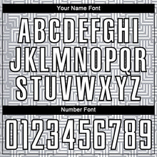 Charger l'image dans la galerie, Custom Gray White-Black Geometric Maze Interlocking Square Sports Sublimation Soccer Uniform Jersey