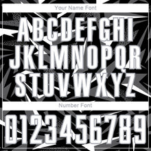 Charger l'image dans la galerie, Custom Black White Steel Gray-Gray Cyber Mecha E-sport Geometric Shards Spike Sublimation Soccer Uniform Jersey