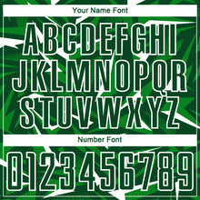 Load image into Gallery viewer, Custom Green Grass Green-White Cyber Mecha E-sport Geometric Shards Spike Sublimation Soccer Uniform Jersey