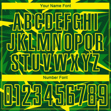 Load image into Gallery viewer, Custom Green Light Yellow-Grass Green Cyber Mecha E-sport Geometric Shards Spike Sublimation Soccer Uniform Jersey