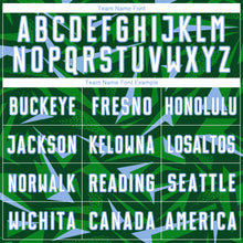 Load image into Gallery viewer, Custom Green White Light Blue-Grass Green Cyber Mecha E-sport Geometric Shards Spike Sublimation Soccer Uniform Jersey