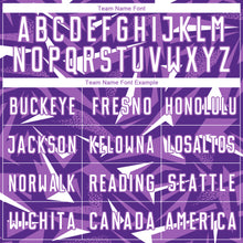 Laden Sie das Bild in den Galerie-Viewer, Custom Purple White-Medium Purple Cyber Mecha E-sport Geometric Shards Spike Sublimation Soccer Uniform Jersey