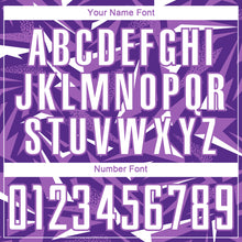 Laden Sie das Bild in den Galerie-Viewer, Custom Purple White-Medium Purple Cyber Mecha E-sport Geometric Shards Spike Sublimation Soccer Uniform Jersey